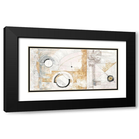 Vestigia Black Modern Wood Framed Art Print with Double Matting by Armenti, Arturo