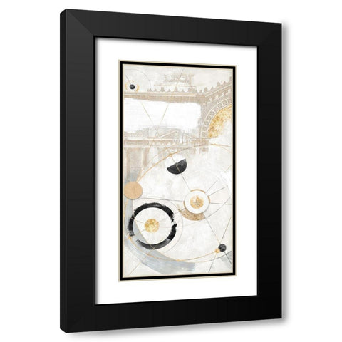 Equilibrio Black Modern Wood Framed Art Print with Double Matting by Arturo, Armenti