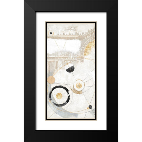 Equilibrio Black Modern Wood Framed Art Print with Double Matting by Arturo, Armenti
