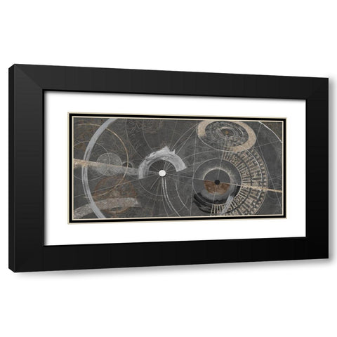 Proiezioni zodiacali Black Modern Wood Framed Art Print with Double Matting by Armenti, Arturo