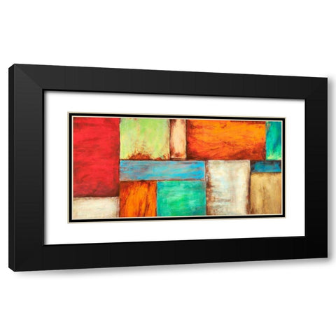 Colors of the Desert Black Modern Wood Framed Art Print with Double Matting by Munson, Anne