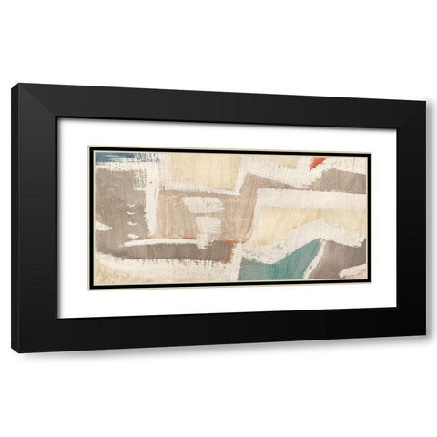 Subdued Choreography Black Modern Wood Framed Art Print with Double Matting by Munson, Anne