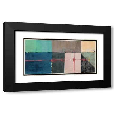 Collective Spirit (detail) Black Modern Wood Framed Art Print with Double Matting by Munson, Anne