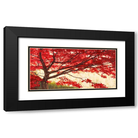 Acero Black Modern Wood Framed Art Print with Double Matting by Bacci, Leonardo