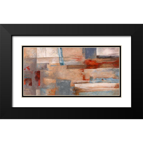 Sogni e onde Black Modern Wood Framed Art Print with Double Matting by Bacci, Leonardo