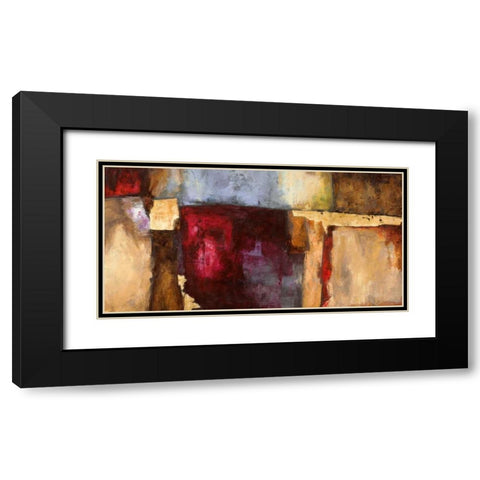 Rosso fiorentino Black Modern Wood Framed Art Print with Double Matting by Bacci, Leonardo