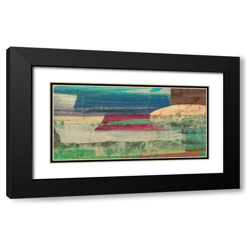 Early Morning on the Enchanted Lagoon Black Modern Wood Framed Art Print with Double Matting by Leonardo, Bacci