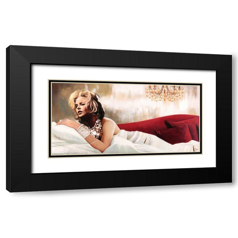 Star Black Modern Wood Framed Art Print with Double Matting by Benson, Pierre