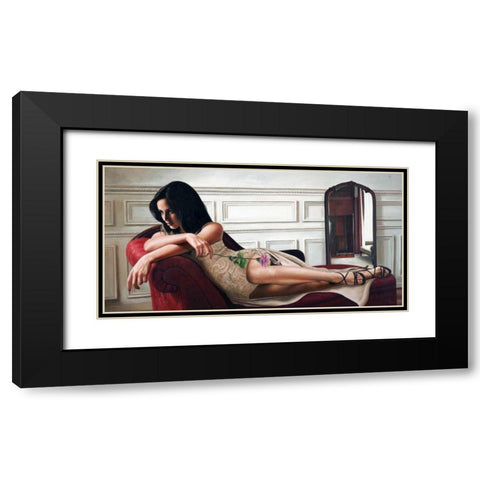 Beauty in an Interior Black Modern Wood Framed Art Print with Double Matting by Benson, Pierre