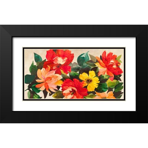 Estate in giardino Black Modern Wood Framed Art Print with Double Matting by Borgese, Anna