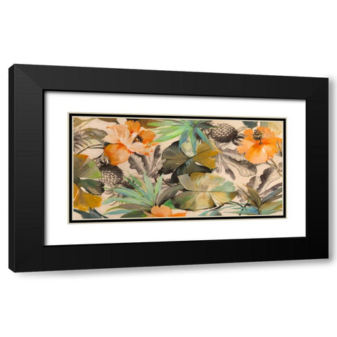Wild Ibiscus Black Modern Wood Framed Art Print with Double Matting by Grant, Eve C.