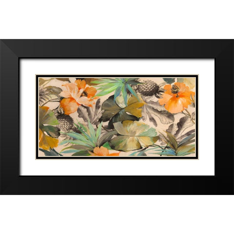 Wild Ibiscus Black Modern Wood Framed Art Print with Double Matting by Grant, Eve C.