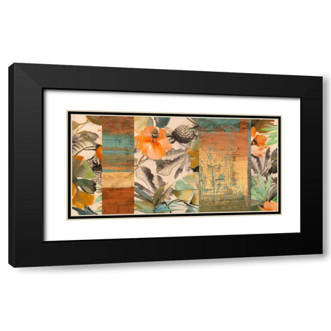 Jungle II Black Modern Wood Framed Art Print with Double Matting by Grant, Eve C.