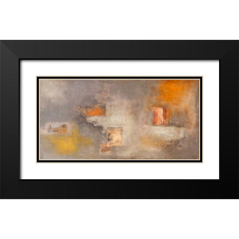 Soffio del tempo Black Modern Wood Framed Art Print with Double Matting by Simoncelli, Charaka
