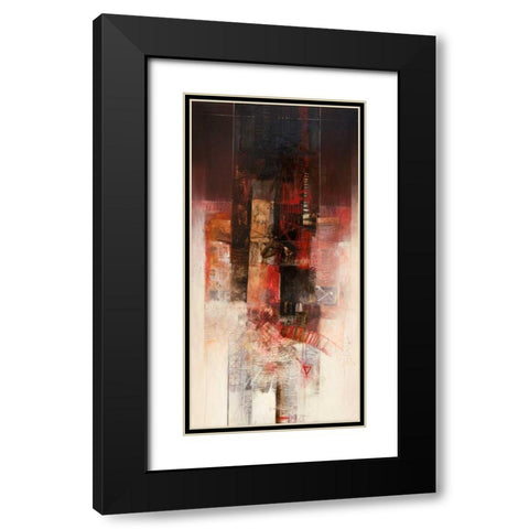 Il teorema dei ritmi Black Modern Wood Framed Art Print with Double Matting by Censini