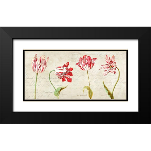 Botaniques Moderne Black Modern Wood Framed Art Print with Double Matting by Dellal, Remy