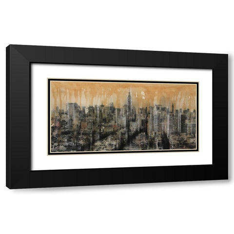 NYC6 Black Modern Wood Framed Art Print with Double Matting by Moschetta, Dario
