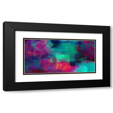 Beautiful Storm Black Modern Wood Framed Art Print with Double Matting by Dansop