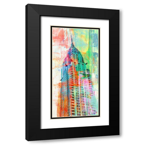 The Skyscraper 2.0 Black Modern Wood Framed Art Print with Double Matting by Chestier, Eric