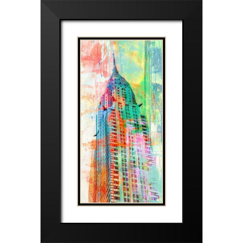 The Skyscraper 2.0 Black Modern Wood Framed Art Print with Double Matting by Chestier, Eric