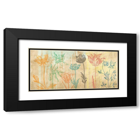 Botaniques Cochin 2 (coleurs) Black Modern Wood Framed Art Print with Double Matting by Eric, Chestier