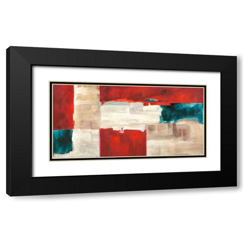 Segment Black Modern Wood Framed Art Print with Double Matting by Falcone, Ruggero