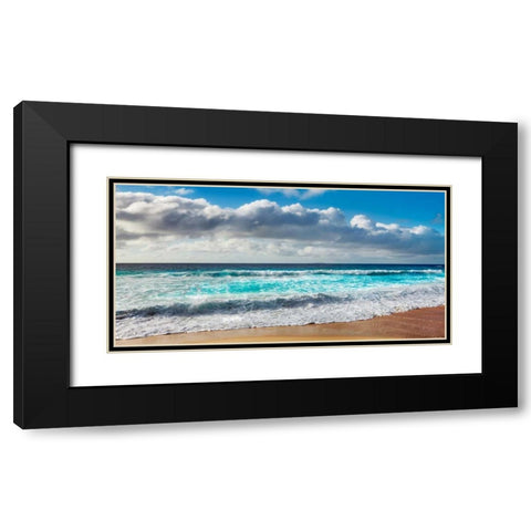 Grande Anse, La Digue, Seychelles Black Modern Wood Framed Art Print with Double Matting by Krahmer, Frank