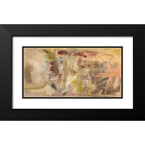 Concetto dinamico Black Modern Wood Framed Art Print with Double Matting by Corrado, Italo