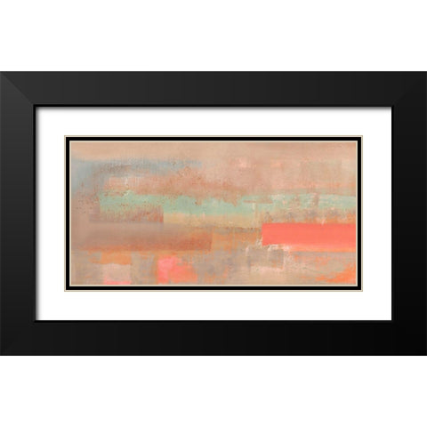 Risonanze II (detail) Black Modern Wood Framed Art Print with Double Matting by Corrado, Italo