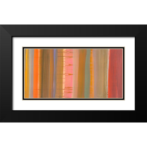 Alba desertica Black Modern Wood Framed Art Print with Double Matting by Corrado, Italo