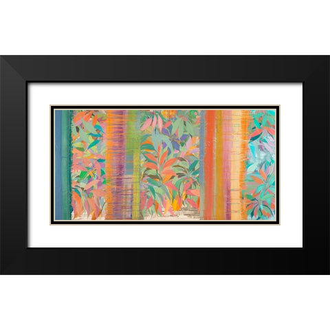 Jungle Fever Black Modern Wood Framed Art Print with Double Matting by Corrado, Italo
