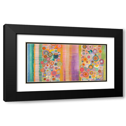 Primavera Pop Black Modern Wood Framed Art Print with Double Matting by Corrado, Italo