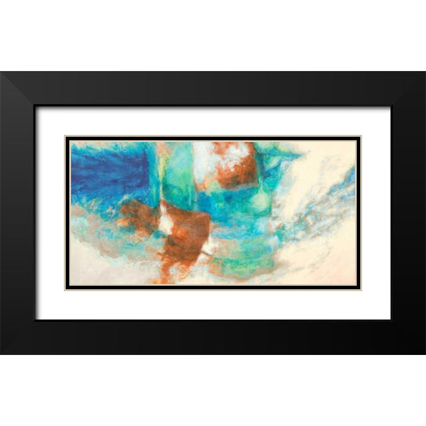 Universe Black Modern Wood Framed Art Print with Double Matting by Demos, Jean-Luc