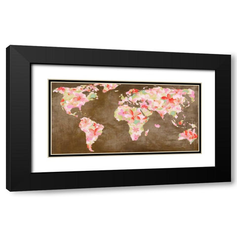 Spring of the World Black Modern Wood Framed Art Print with Double Matting by Falcone, Ruggero