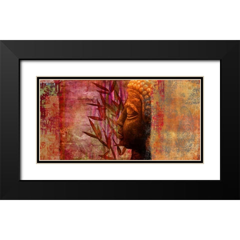 Inspirational Black Modern Wood Framed Art Print with Double Matting by Joannoo