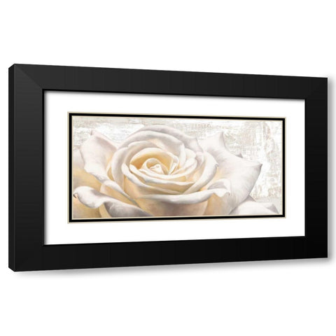 White on White Black Modern Wood Framed Art Print with Double Matting by Thomlinson, Jenny