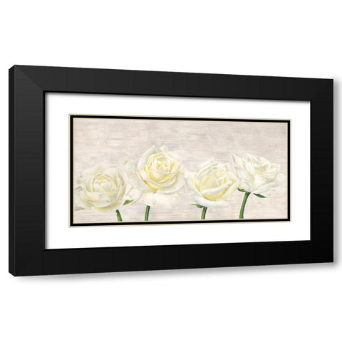 Classic Roses Black Modern Wood Framed Art Print with Double Matting by Jenny, Thomlinson