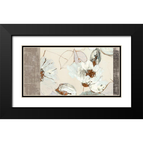 Parure (Neutral) Black Modern Wood Framed Art Print with Double Matting by Kelly, Parr