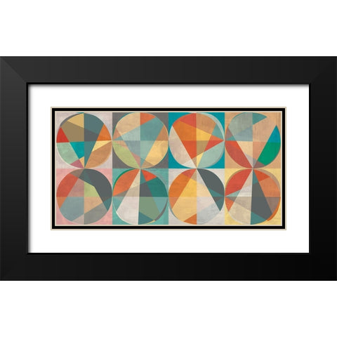 Visual Ephemerides II Black Modern Wood Framed Art Print with Double Matting by Kaj, Rama