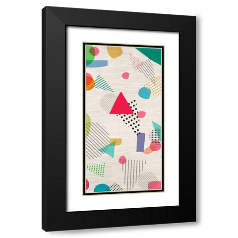 Optimistic Rebellion Part 2 Black Modern Wood Framed Art Print with Double Matting by Rama, Kaj