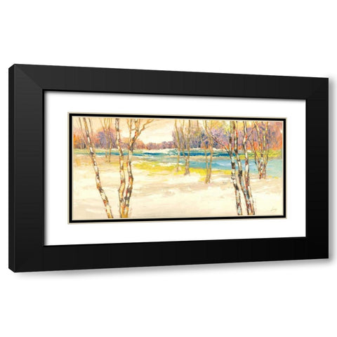 Bosco incantato I Black Modern Wood Framed Art Print with Double Matting by Lucas