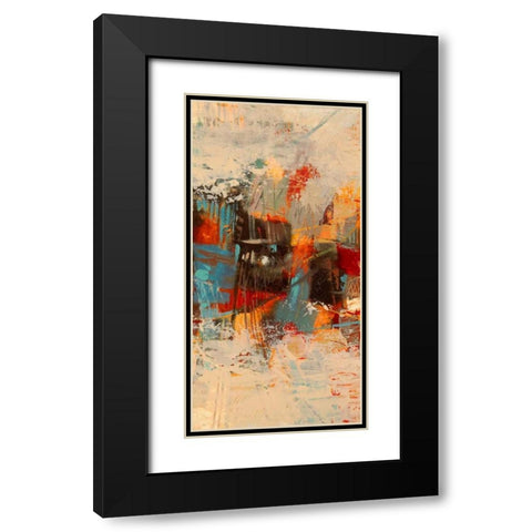 Estate II Black Modern Wood Framed Art Print with Double Matting by Lucas
