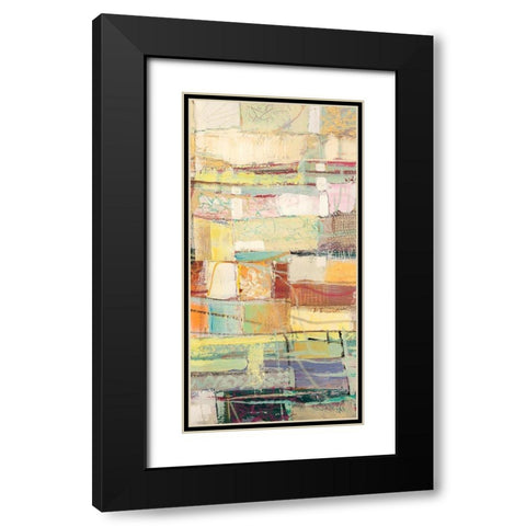 Caleidoscopio (detail) B Black Modern Wood Framed Art Print with Double Matting by Lucas
