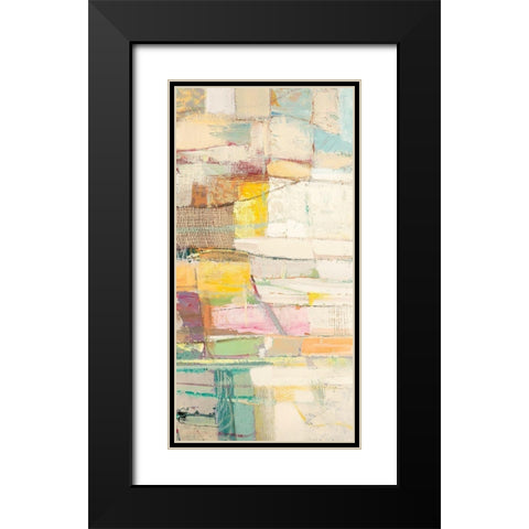 Caleidoscopio (detail) C Black Modern Wood Framed Art Print with Double Matting by Lucas
