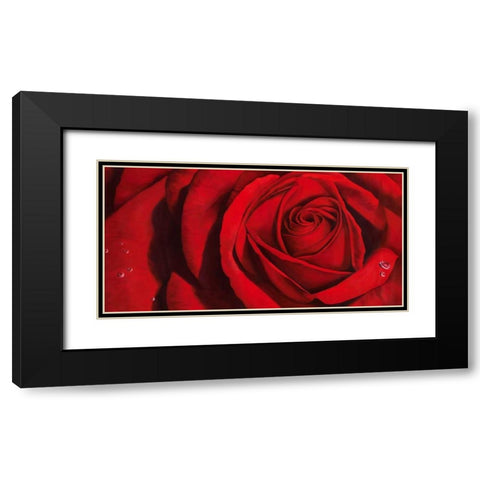 Madame Black Modern Wood Framed Art Print with Double Matting by Villa, Luca