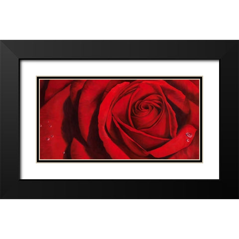 Madame Black Modern Wood Framed Art Print with Double Matting by Villa, Luca