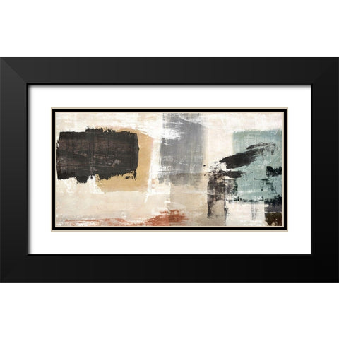 Gemini Black Modern Wood Framed Art Print with Double Matting by Maun, Ludwig