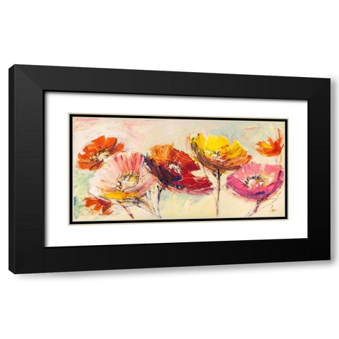 Nel vento Black Modern Wood Framed Art Print with Double Matting by Luigi, Florio