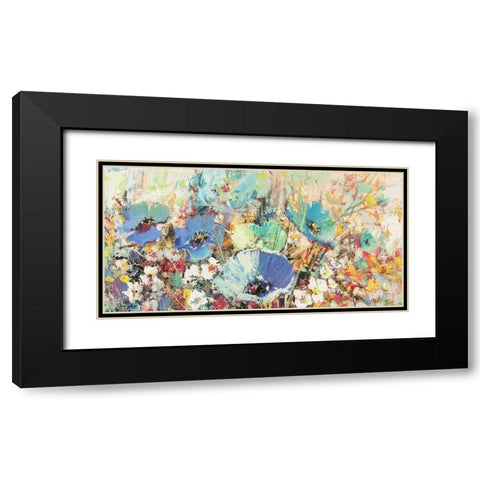 Campo di fiori in Primavera I (detail) Black Modern Wood Framed Art Print with Double Matting by Florio, Luigi