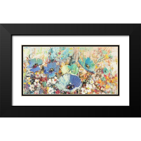 Campo di fiori in Primavera I (detail) Black Modern Wood Framed Art Print with Double Matting by Florio, Luigi